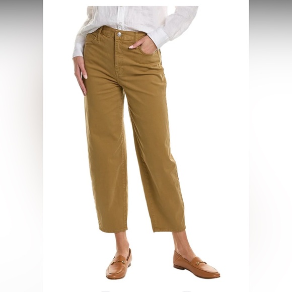 FRAME Denim Ultra High-Rise Barrel Jean in brown hue - Picture 1 of 17